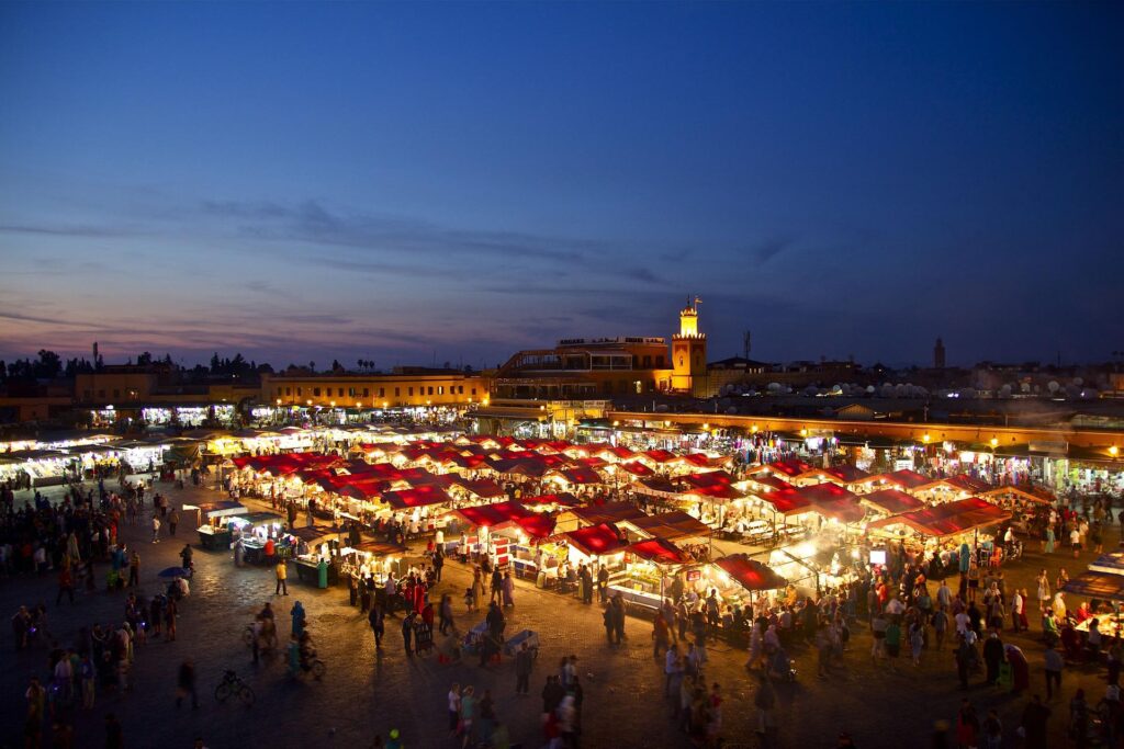 Jemaa El Fnaa in Marrakech