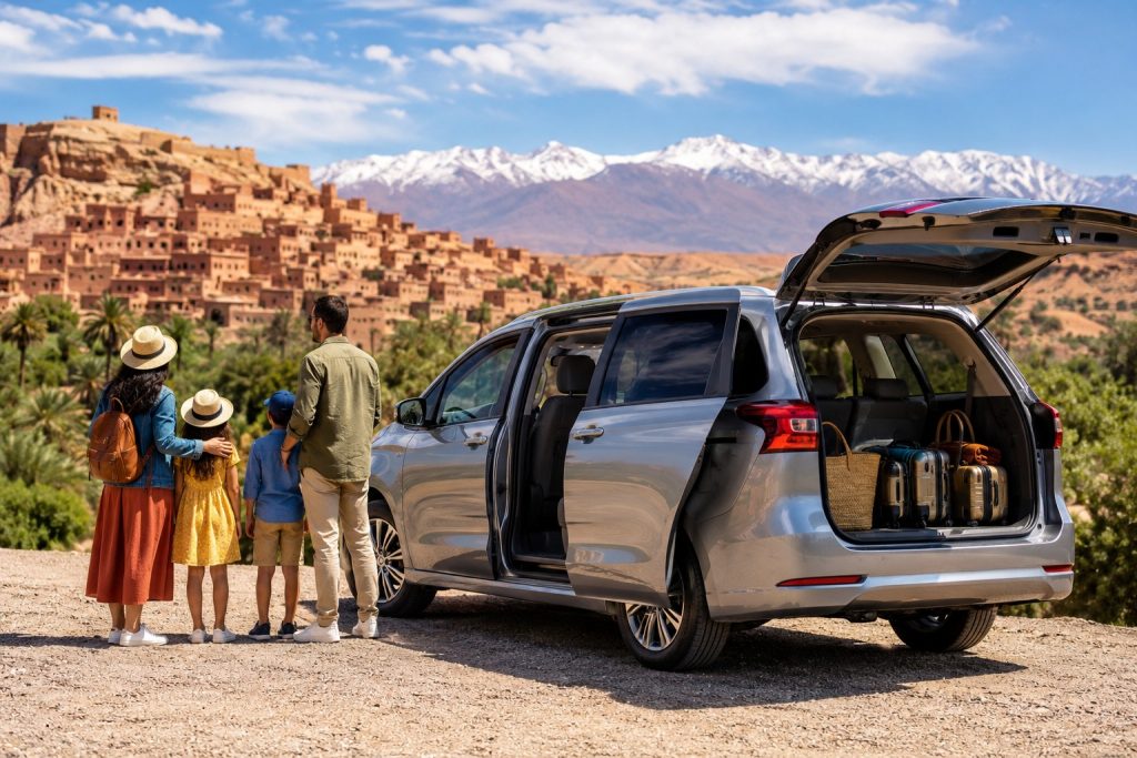 Location de Minibus 7 Places à Marrakech : La Meilleure Option pour les Vacances en Famille